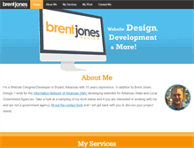 Tablet Screenshot of brentjonesdesign.com